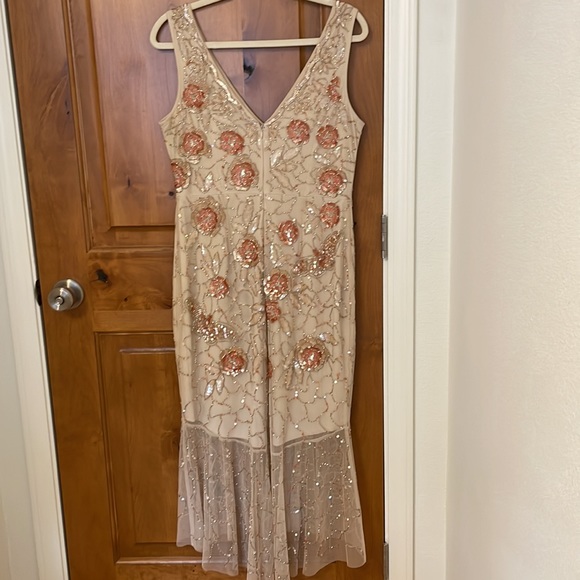 Cocktail dress. Beaded Purchased at Neumann Marcus. Worn once. - Picture 2 of 2